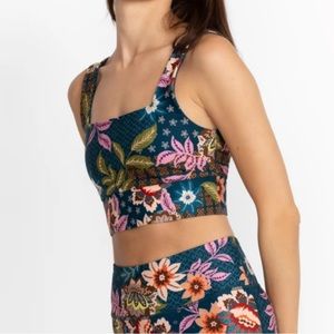 Johnny was neck sports bra